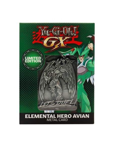 -20590-Merchandising - YuGiOh! GX Limited Edition Elemental Hero Avian Metal Ingot-5060948292795