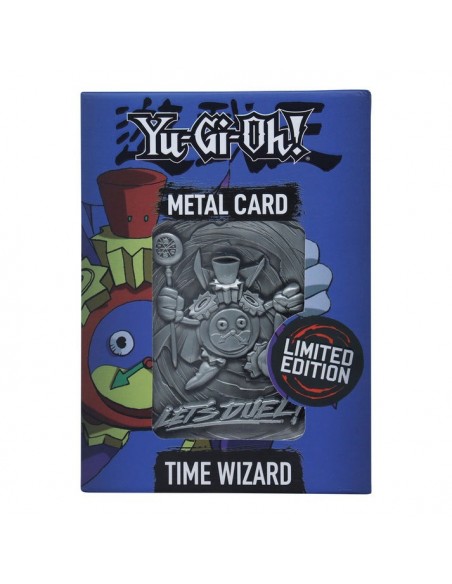-20582-Merchandising - YuGiOh! Limited Edition Time Wizard Metal Card-5060662468117