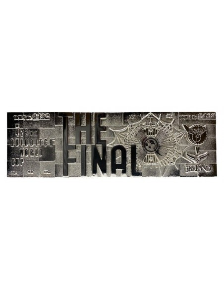 -20565-Merchandising - Harry Potter Limited Edition .999 Silver Plated Replica Quidditch World Cup Ticket-5060662464225
