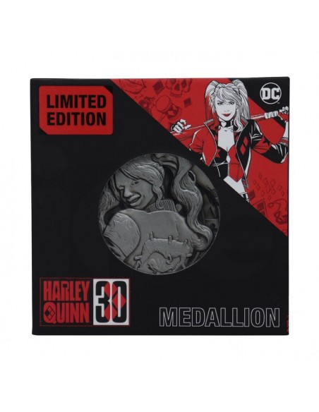 -20562-Merchandising - DC Comics Harley Quinn Limited Edition 30th Anniversary Medallion-5060662469350