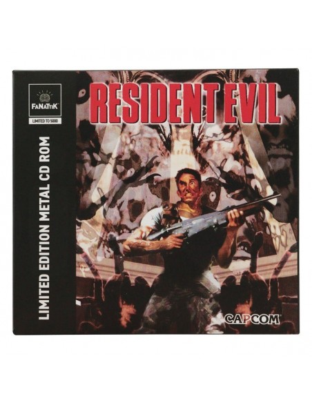 -20539-Merchandising - Réplica CD-ROM Resident Evil 30 Aniversario Edición Limitada Fanattik-5060948297714