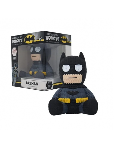20575-Merchandising - DC  Batman Black Suit Edition Collectible Vinyl Figure from Handmade By Robots-0818730020812