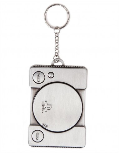 20536-Merchandising - Llavero PlayStation - Console Metal 3D-8718526067354
