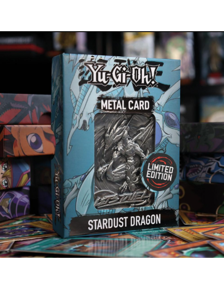 -20619-Merchandising - Yu-Gi-Oh! Limited Edition Stardust Dragon Metal Card-5060662468056