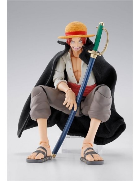 -20628-Figuras - Pack Figuras Shanks y Luffy Niño One Piece SH FIguarts Tamashii-4573102673053