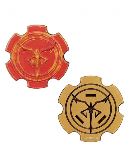 -20654-Merchandising - Réplica Church Puzzle Medallion Set Resident Evil 4  Edición Limitada Fanattik-5060948298025