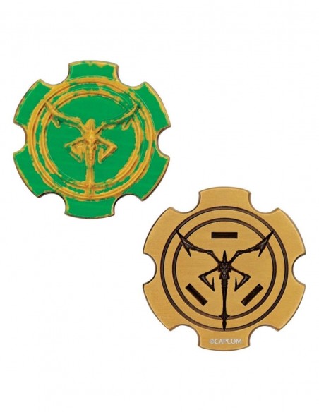 -20654-Merchandising - Réplica Church Puzzle Medallion Set Resident Evil 4  Edición Limitada Fanattik-5060948298025