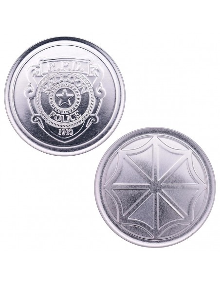 -16273-Merchandising - Resident Evil Set of 4 Embossed Metal Coasters-5060662462047