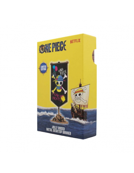-20664-Merchandising - One Piece - Straw Hat Pirates Metal Banner-5061114760254