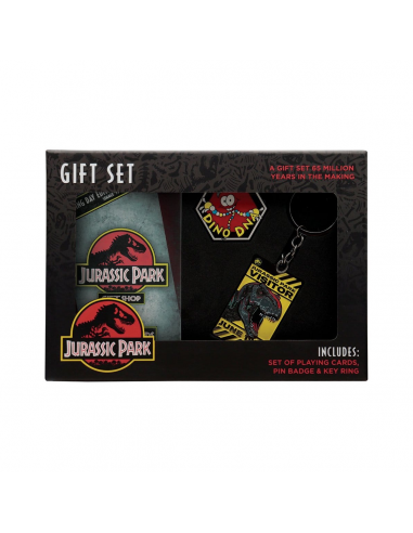 20661-Merchandising - Set de Regalo Jurassic Pack Dino Set Fanattik-5060948298902