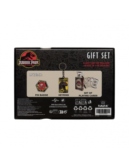-20661-Merchandising - Set de Regalo Jurassic Pack Dino Set Fanattik-5060948298902