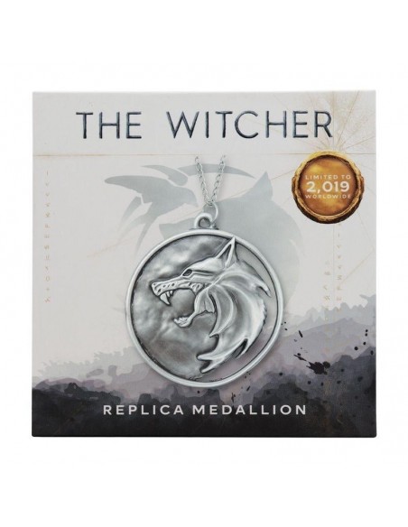 -20653-Merchandising - Réplica Medallón Geralt de Rivia The Witcher Fanattik Edición Limitada-5060948295789