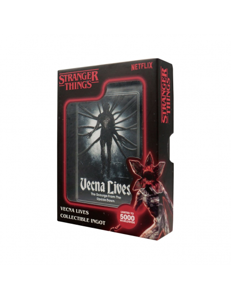 -20652-Merchandising - Lingote Vecna Lives Stranges Things 5 Edición Limitada Fanattik-5060948295116
