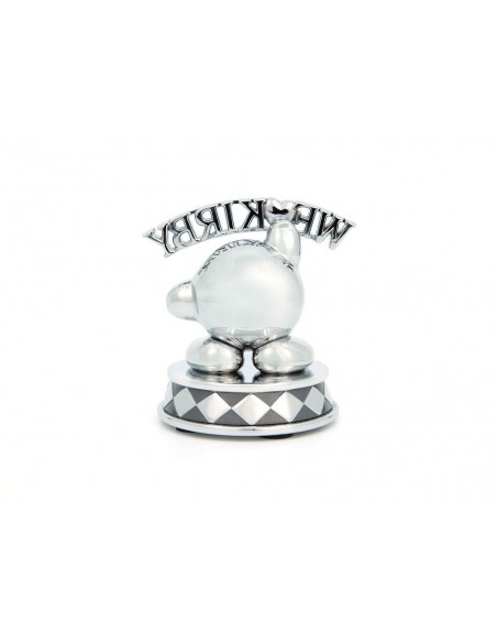 -16462-Figuras - Figura Kirby Estatua Metal We Love Kirby 10cm (Edicion Plata)-5060316624371