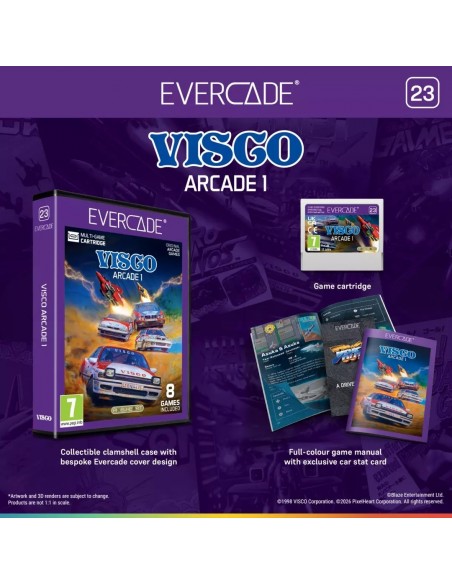 -20692-Retro - Cartucho Evercade Visco Arcade Col. 1 EVER INT-5060990242380