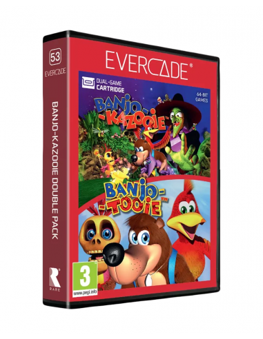 20682-Retro - Cartucho Evercade Banjo-Kazooie Double Pack-5060990242045