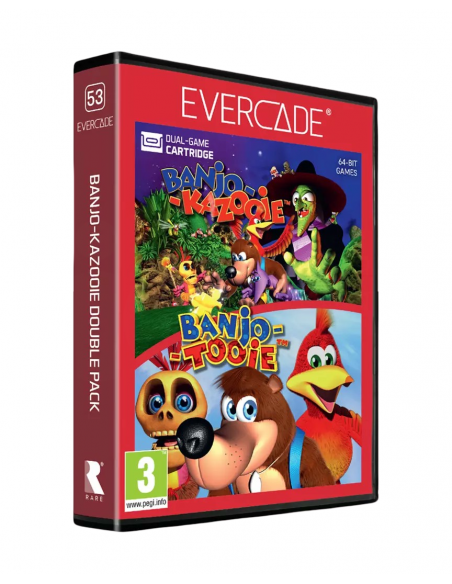 -20682-Retro - Cartucho Evercade Banjo-Kazooie Double Pack-5060990242045