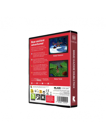-20682-Retro - Cartucho Evercade Banjo-Kazooie Double Pack-5060990242045