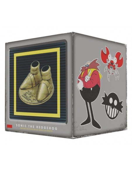 -20726-Merchandising - Sonic the Hedgehog – Limited Edition 35th Anniversary Metal Boot Replicas-5060948298698