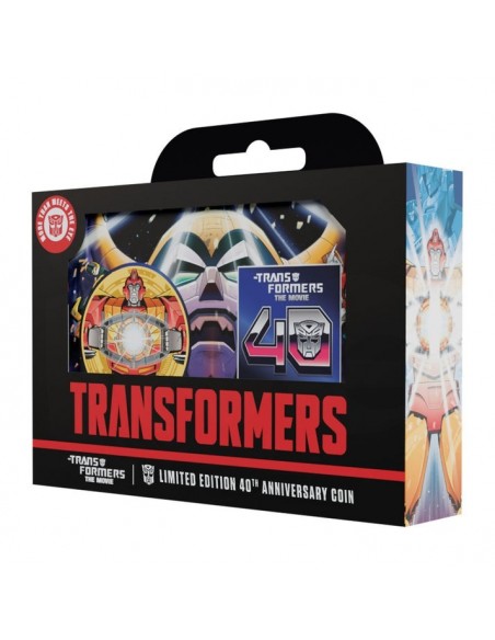-20728-Merchandising - Transformers: The Movie – Limited Edition 40th Anniversary 24k Gold Plated Presentation Coin-5061114760933