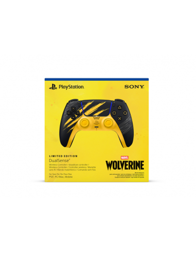 20739-PS5 - Mando Dualsense Edición Limitada Marvel Lobezno Amarillo de Combate-0711719072034
