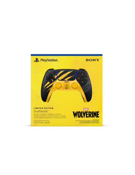 -20739-PS5 - Mando Dualsense Edición Limitada Marvel Lobezno Amarillo de Combate-0711719072034
