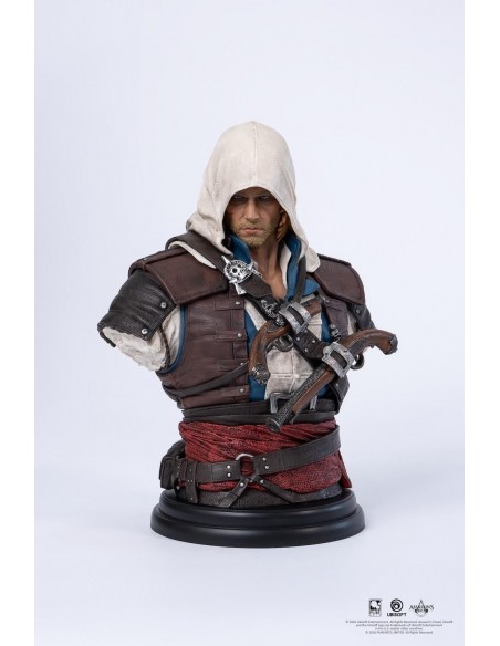 -20749-Figuras - Busto Edward Assassin's Creed: Black Flag Resynced 1/4 Pure Arts 20cm-0713929405671