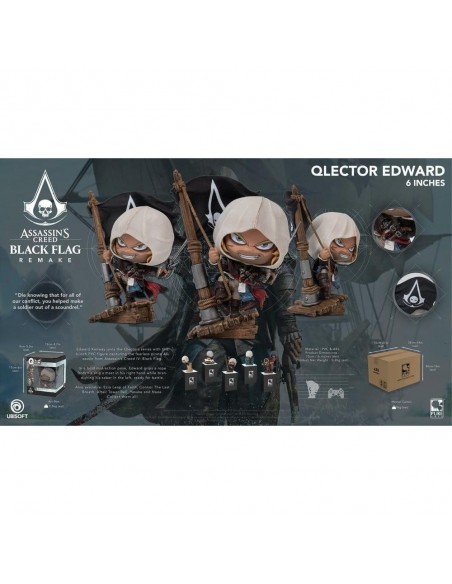 -20751-Figuras - Figura Edward Assassin's Creed: Black Flag Resynced Pure Arts 15cm-0713929405657