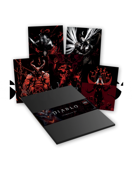 -20772-Merchandising - Diablo - Limited Edition Set of Five Lithographs-5061114761022