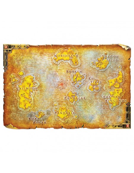 -20812-Merchandising - World of Warcraft - Limited Edition Metal Map of Azeroth-5060948299787
