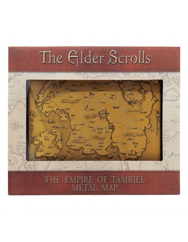 20861-Merchandising - The Elder Scrolls – Limited Edition Metal Map of Tamriel-5060948293686