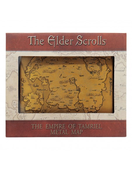 -20861-Merchandising - The Elder Scrolls – Limited Edition Metal Map of Tamriel-5060948293686
