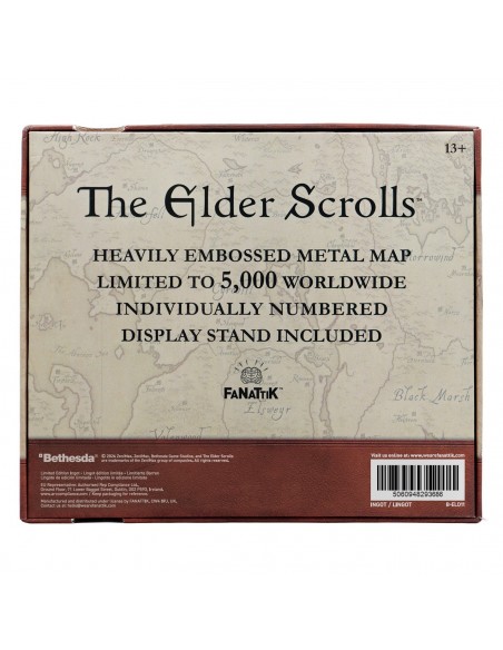 -20861-Merchandising - The Elder Scrolls – Limited Edition Metal Map of Tamriel-5060948293686