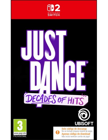 20922-Switch 2 - Just Dance: Decades Of Hits Code In Box-3307216314677