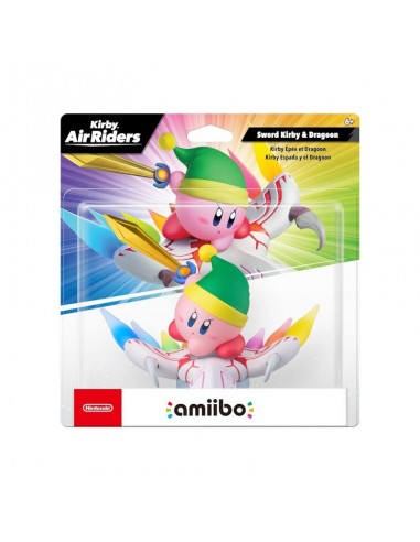 20982-Amiibos - Figura Amiibo Sword Kirby & Dragoon -0045496381431
