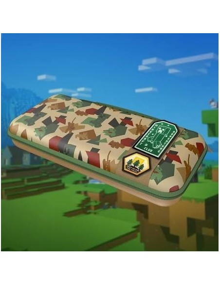 -20959-Switch 2 - PlayTrek Travel Case NS2 Minecraft Great Outdoors-0840454404005