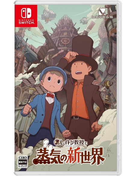 -21085-Switch - Professor Layton and The New World of Steam - (Multi-Language) - Importación-4571237661280
