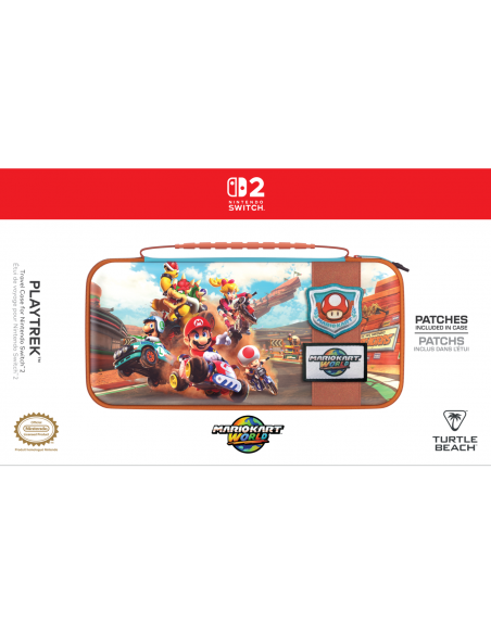 -21097-Switch 2 - PlayTrek Travel Case NS2 Mario Kart World: Grand Prix-0840454403992