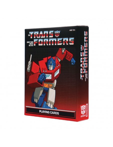 -21137-Merchandising - Transformers – Playing Cards CDU Containing 12 Packs-5061114761435