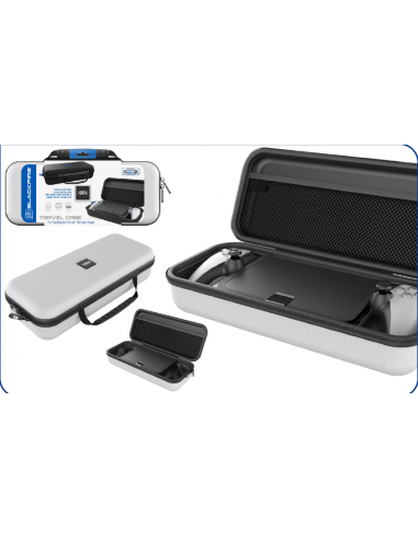 21132-PS5 - Blackfire Psportal Nylon 1680D Travel Case White-8431305035893