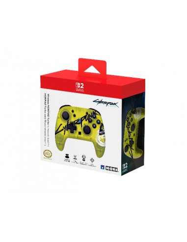 21167-Switch 2 - Mando Horipad Turbo Inalámbrico (Cyberpunk 2077)-4961818044852