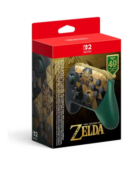 -21166-Switch 2 - Nintendo Switch 2 Pro Controller Zelda 40 Aniversario BTR-0045496322229
