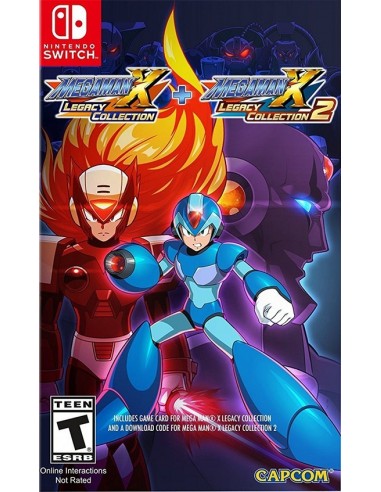 3249-Switch - Mega Man X: Legacy Collection 1 y 2 - Import - USA-0013388410040