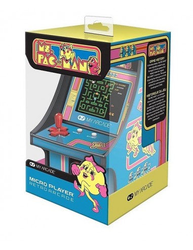 3117-Retro - Micro Player Ms PacMan 6,75 inch-0845620032303