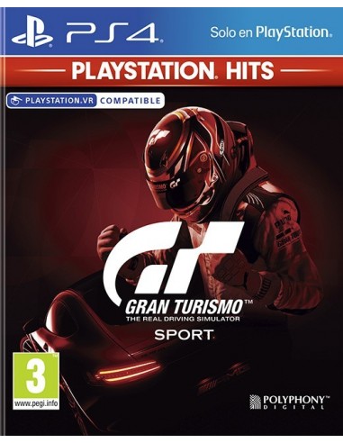 3484-PS4 - Gran Turismo Sport - PS Hits --0711719966906