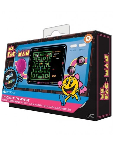 3503-Retro - My Arcade Pocket Player Miss Pacman Consola-0845620032426