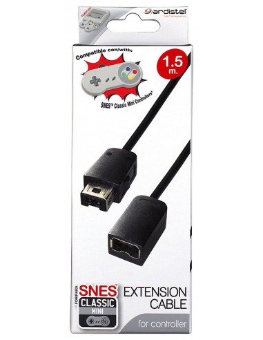 2349-Retro - Cable Extension Mando Nintendo SNES Classic Mini 1,5m-8431305027812