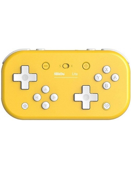 -3584-Switch - Mando Wireless Switch Lite - Amarillo 8Bitdo (Switch - PC)-6922621501084