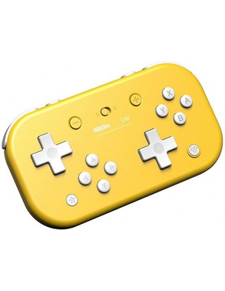 -3584-Switch - Mando Wireless Switch Lite - Amarillo 8Bitdo (Switch - PC)-6922621501084