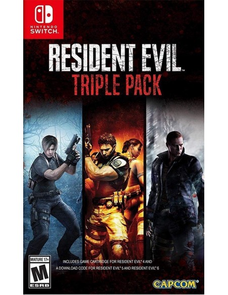 -3760-Switch - Resident Evil Triple Pack - Import - USA-0013388410132